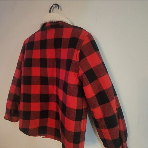 Gap Boys Buffalo Plaid Shirt Jacket - Picture 11 of 14